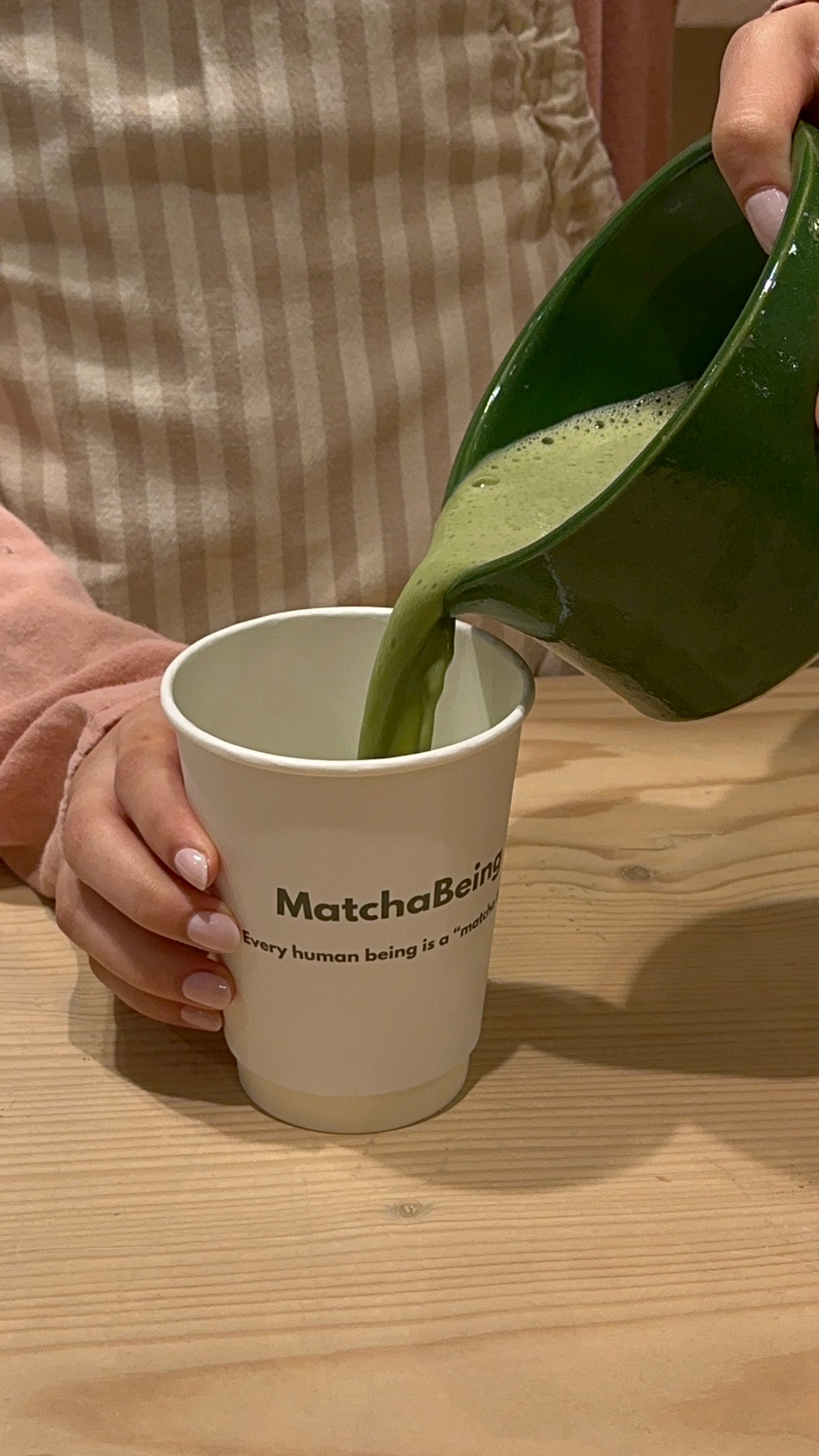 Limited edition MB green ceramic matcha set