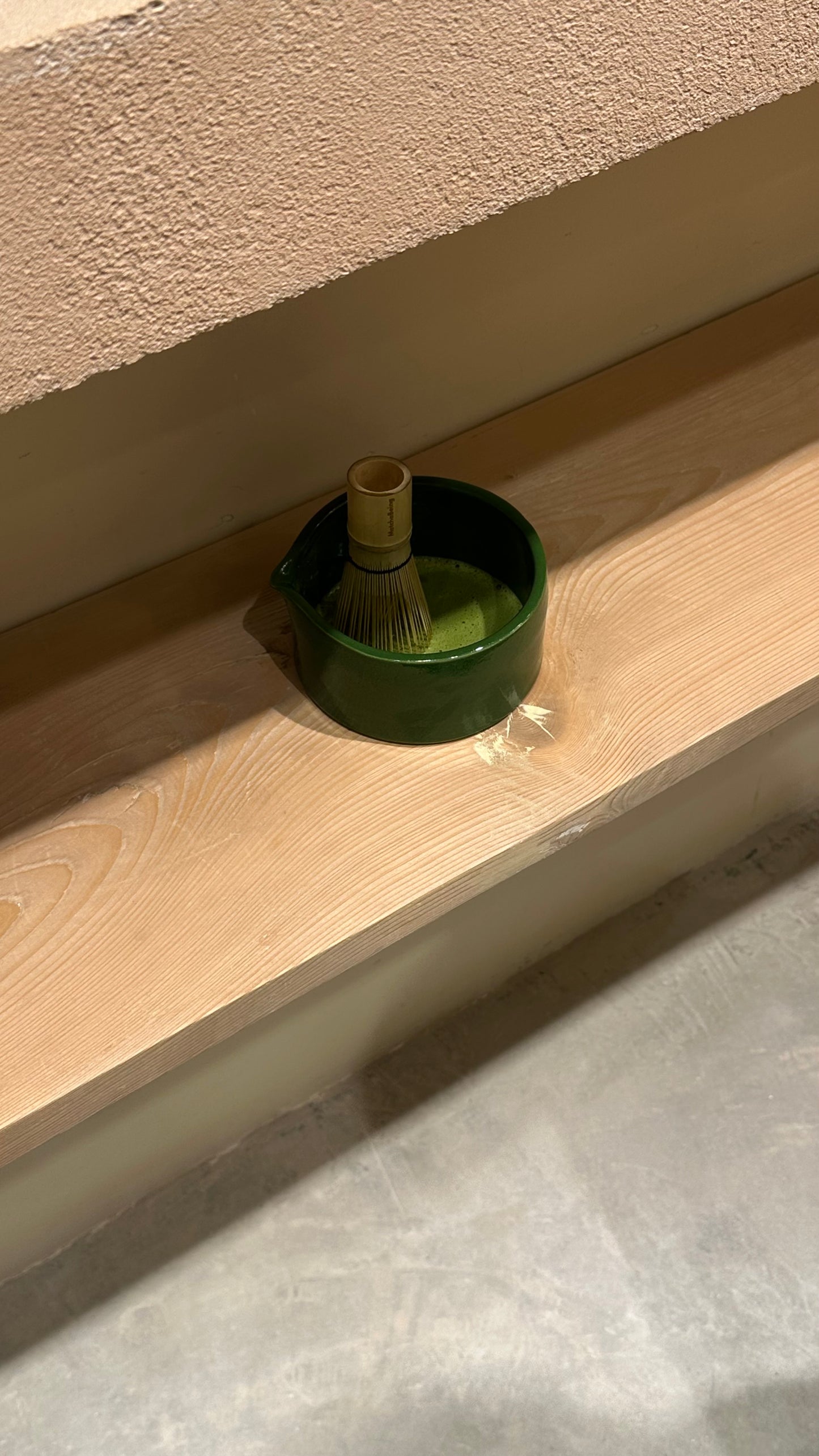 Limited edition MB green ceramic matcha set
