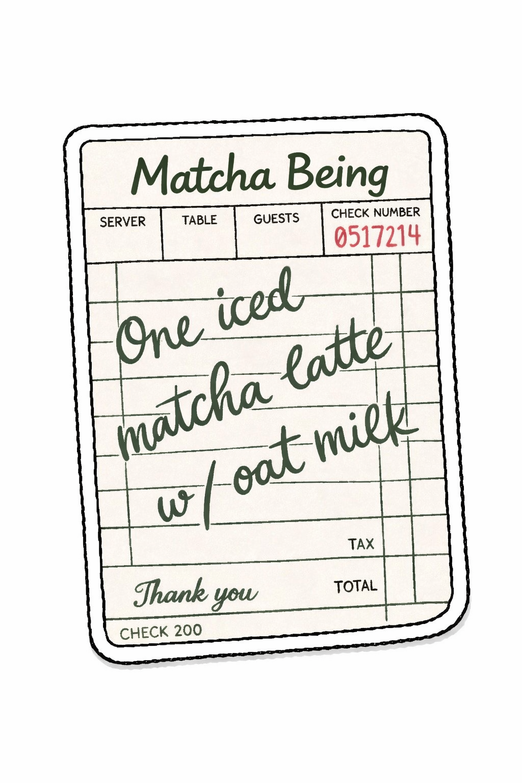 Matcha being’s sticker sheet Peanuts edition￼