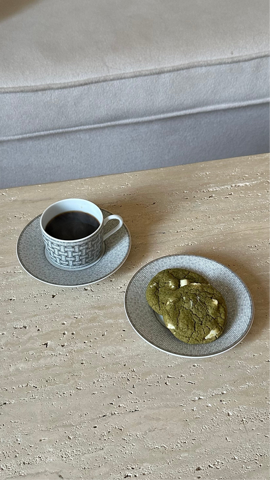 Matcha white chocolate cookies- 6pcs